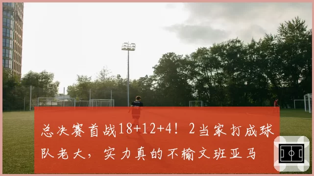 总决赛首战18+12+4！2当家打成球队老大，实力真的不输文班亚马